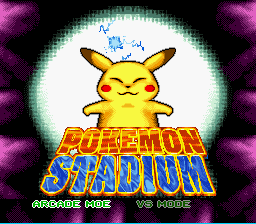 Pokemon Stadium Title Screen
